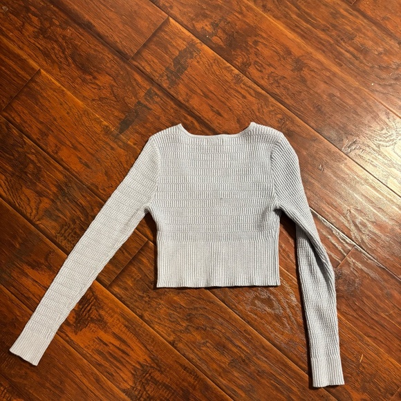 LA Hearts Light Blue Button-Up Sweater Size S - Picture 3 of 7